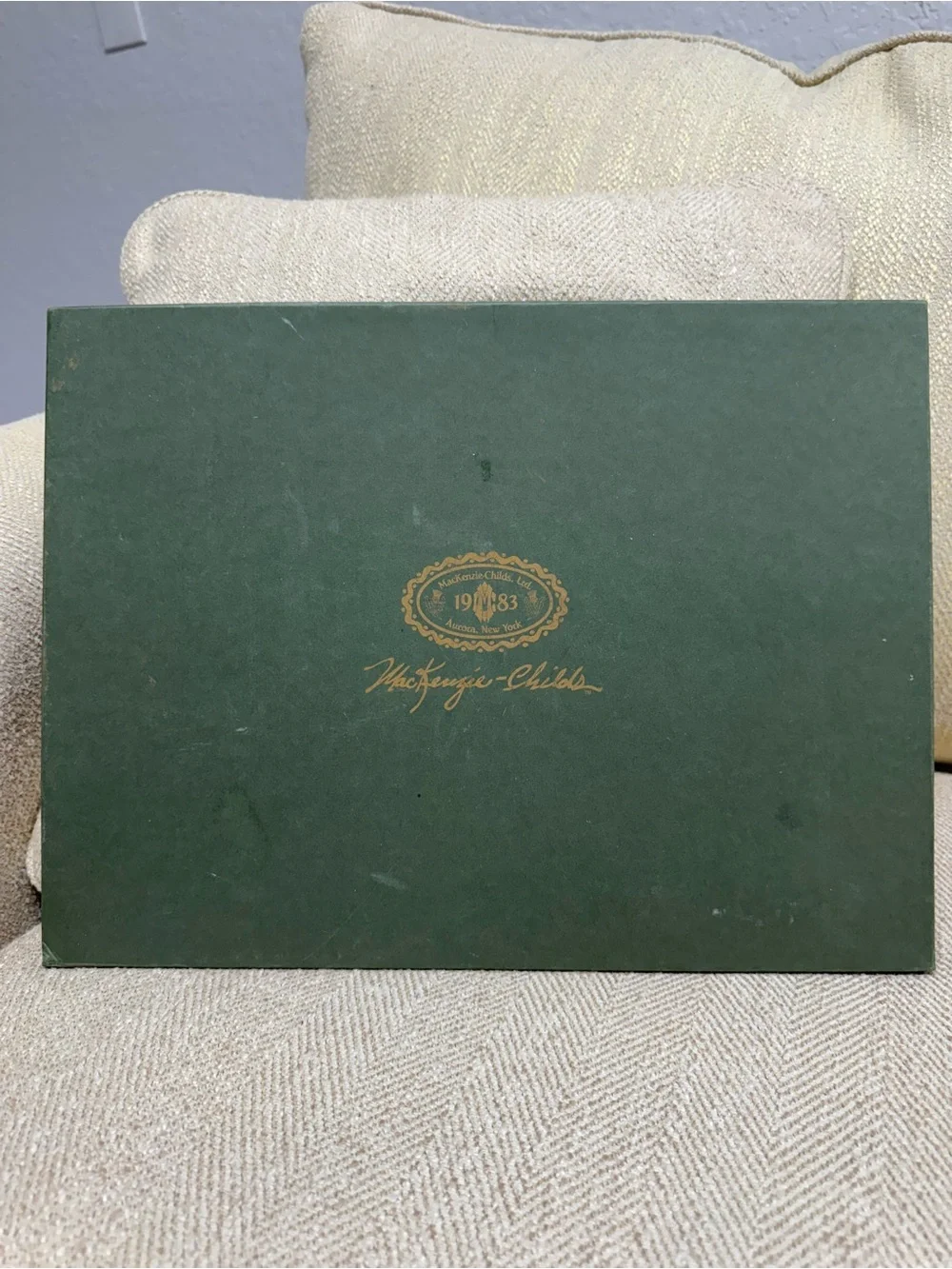 McKenzie Childs Vintage Floral Placemat set of 4 in box